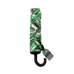 NEW! Pink & Green Tropical Leaves Umbrella UK art